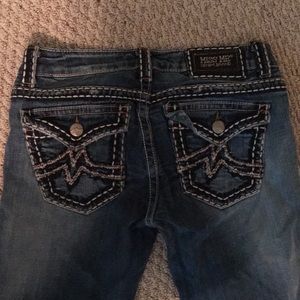 Miss Me denim size 29 boot cut inseam 35